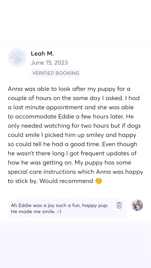 Customer testimonial