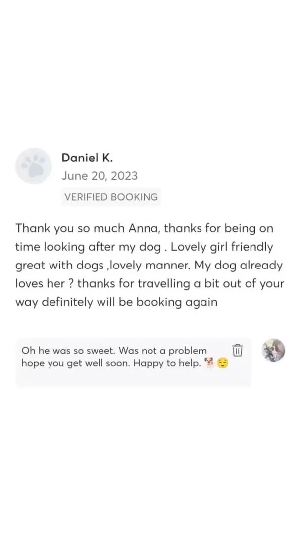 Customer testimonial